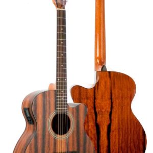GUITARRA ACÚSTICA DAYTONA ELECTRIFICADA A401CE MINI JUMBO ÉBANO
