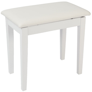 BANQUETA AMADEUS PARA PIANO BLANCO MATE