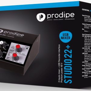 TARJETA DE SONIDO PRODIPE STUDIO 22 PLUS