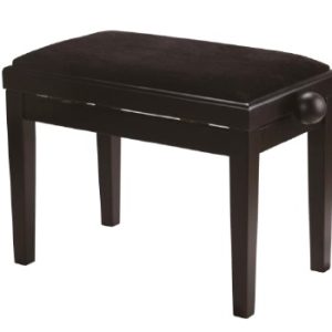 BANQUETA AMADEUS REGULABLE PARA PIANO NEGRO MATE