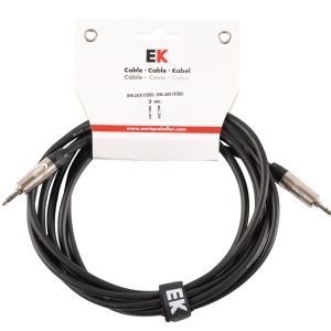 CABLE EK AUDIO MINI JACK STEREO - MINI JACK STEREO METÁLICO 3 M