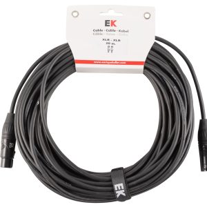 CABLE EK AUDIO PARA MICRÓFONO XLR - XLR 20 M