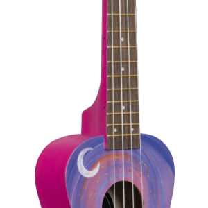 UKELELE SOPRANO SERIE UKADELIC GRAPHIC TOP CAMPING